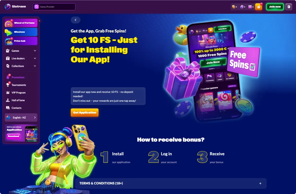 Slotrave Mobile App